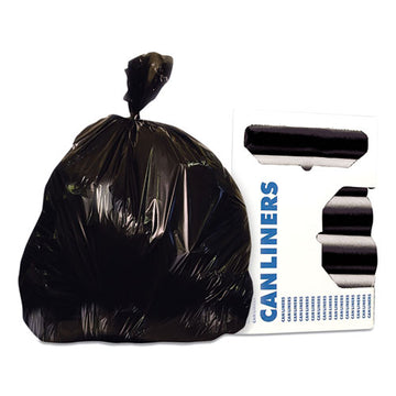 Heritage Linear Low-density Can Liners, 56 Gal, 1.6 Mil, 43 X 47, Black, 100-carton freeshipping - TVN Wholesale